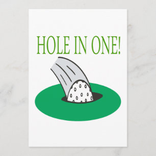 Hole In One Invitation