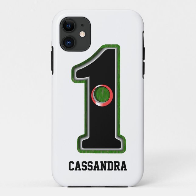 Hole in One Lucky Golfer Customized Case-Mate iPhone Case (Back)
