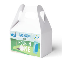 Hole in One Party Favor Box, Golf Birthday Favor Boxes