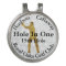 Hole In One Personalized Golf Gold and Black White