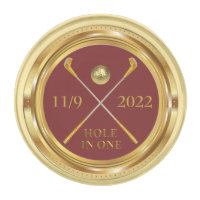 Hole-In-One Personalized Golf Lapel Pin