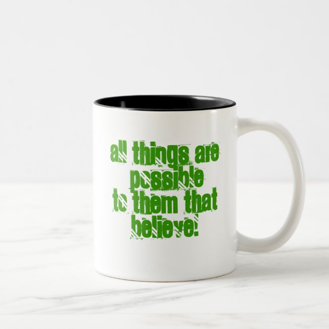 HOLE IN ONE Two-Tone COFFEE MUG (Right)