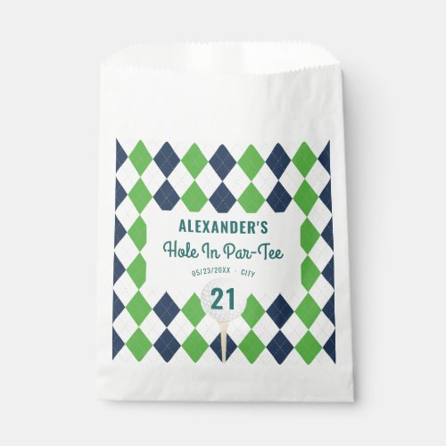 Hole in Par_Tee Any Age Golf Mastered Birthday Favor Bag