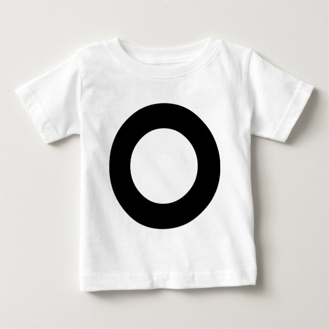 Holed Circle Baby T-Shirt (Front)