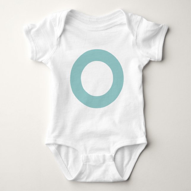 Holed Circle - Colors Baby Bodysuit (Front)