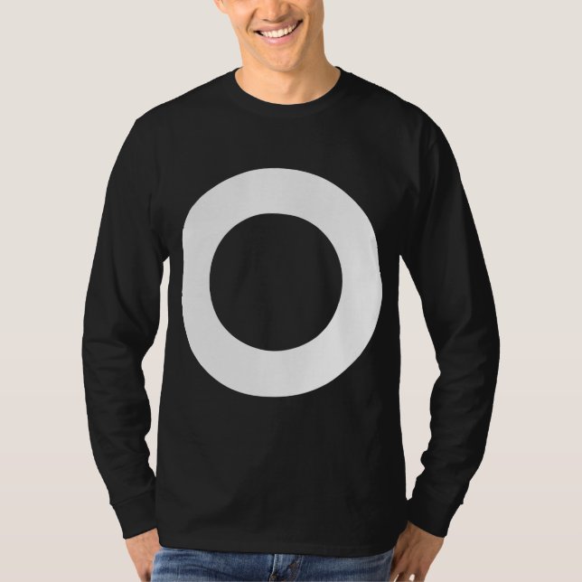 Holed Circle - White T-Shirt (Front)