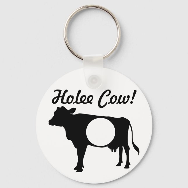 Holee Cow Keychain (Front)
