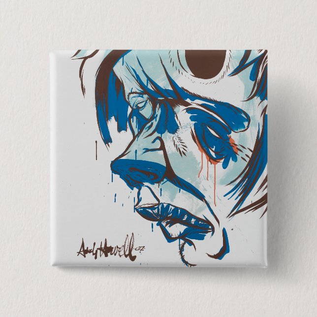 Holes In My Head Pinback Button (Front)