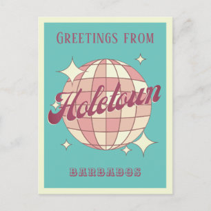 Holetown Barbados vacation Retro Postcard