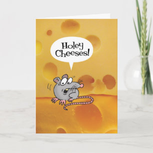 Holey Cheeses! You're how old? Funny Birthday Card