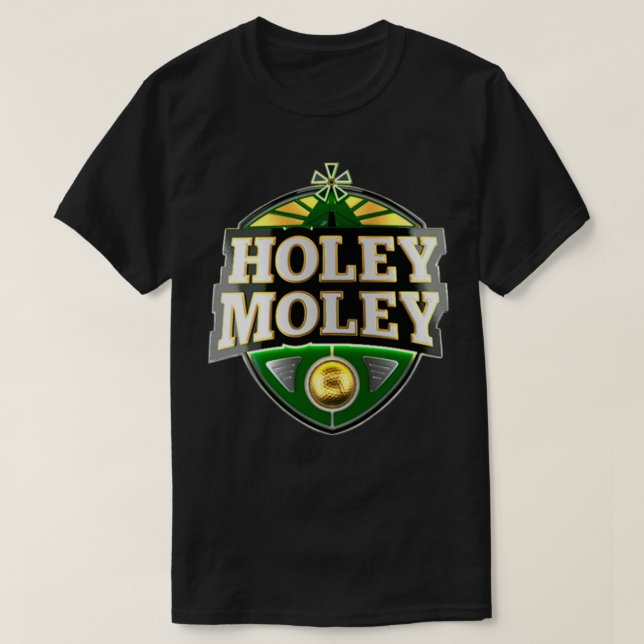Holey Moley Golf T-Shirt (Design Front)