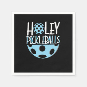 Holey Pickleball Paddle Sports Net Racquet Crossco Napkins