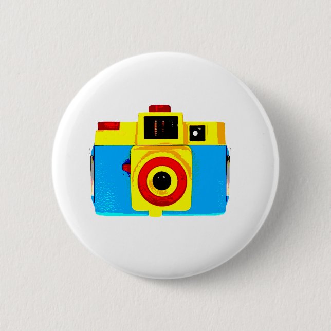 Holga Camera Pinback Button (Front)