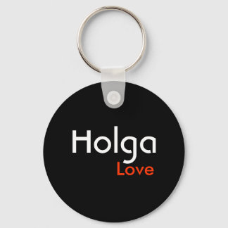 Holga love keychain