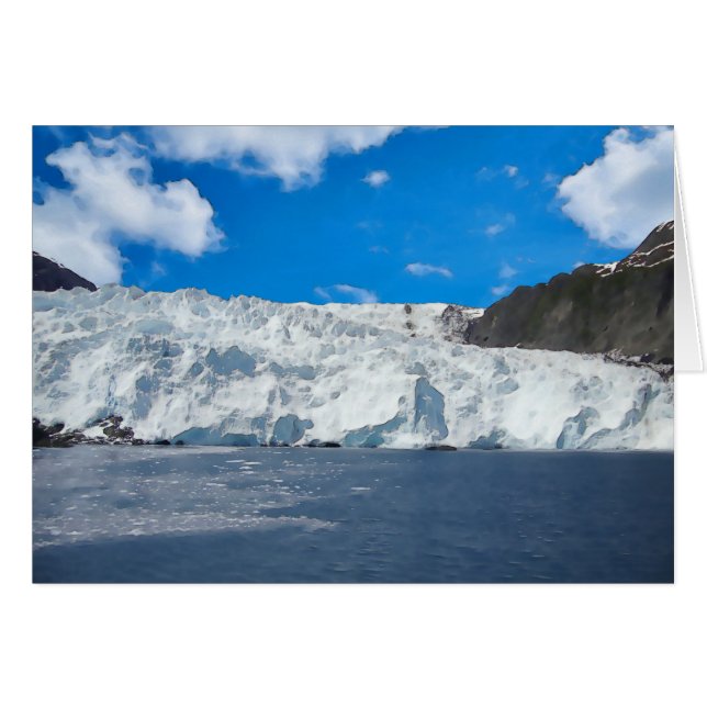 Holgate Glacier - 5" x 7" Art Card (Front Horizontal)