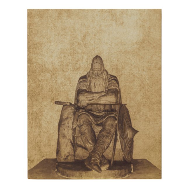 Holger the Dane Faux Canvas Print (Front)