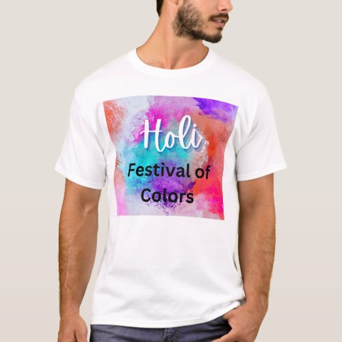 Holi Colourful Festival  T_Shirt