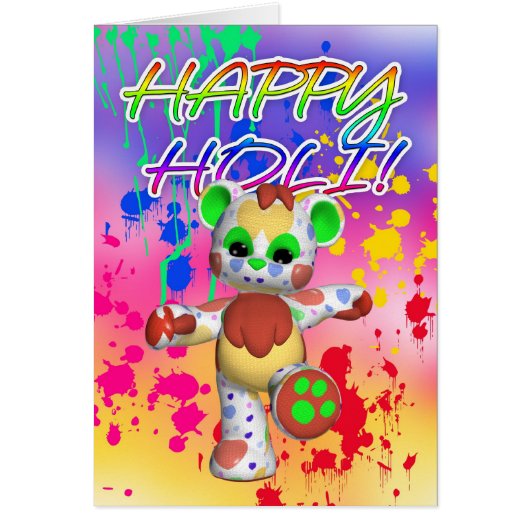 Holi Festival Of Colour - Paint Splashes (Front)