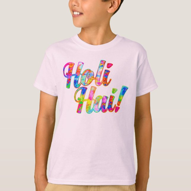 Holi Hai! - Spread the Holi Message T-Shirt (Front)