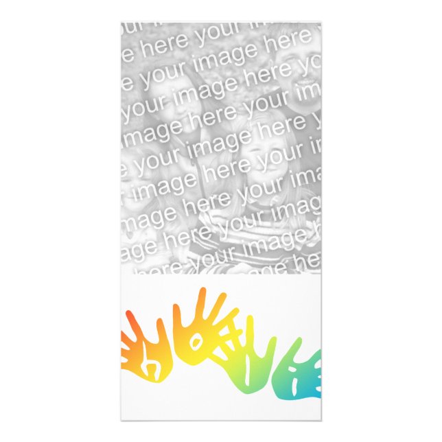 holi hands card (Front)