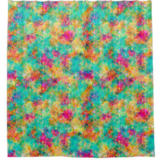 HOLI HINDU FESTIVAL OF COLORS MUMBAI SHOWER CURTAIN