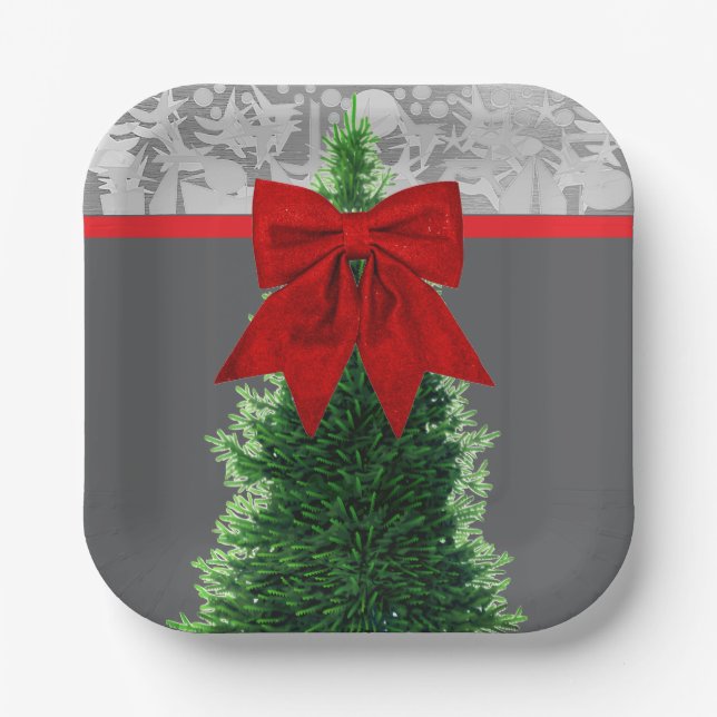 Holiday 7 inch paper plates (Front)