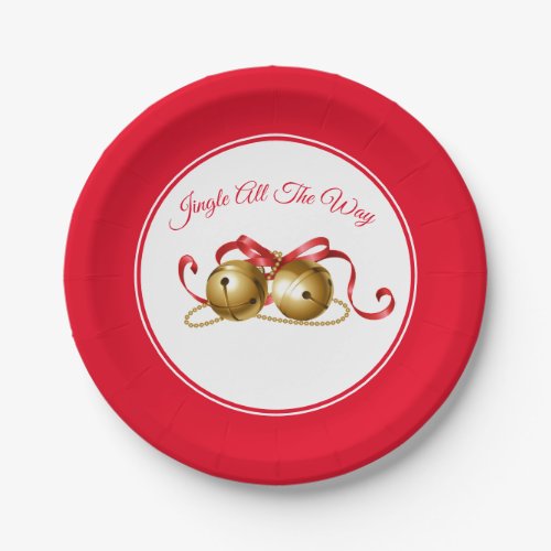 Holiday 7 Paper Plates_Jingle Bells Paper Plates