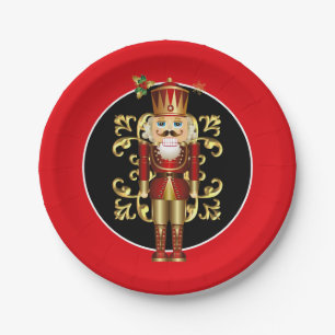 Holiday 7" Paper Plates-Nutcracker Plates