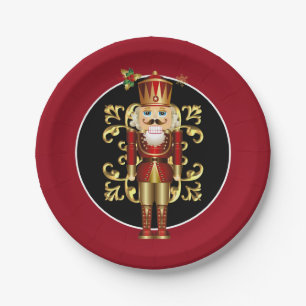 Holiday 7" Paper Plates-Nutcracker Plates
