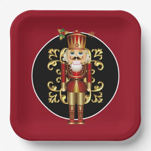 Holiday 9 Paper Plates_Nutcracker Paper Plates