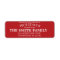 Holiday Address Label