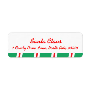 Holiday Address Label from Santa Claus