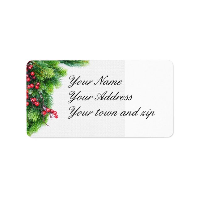 Holiday Address Labels (Front)