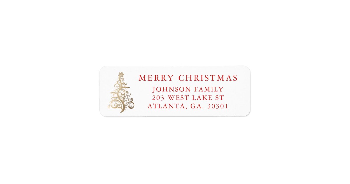 Holiday Address Labels Zazzle