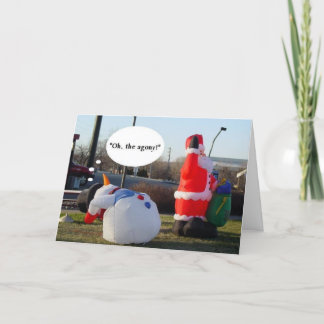Holiday Agony Card