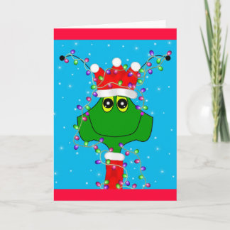Holiday Alien Card