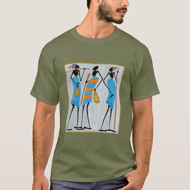 Holiday and Summer, Maasai Warriors T-Shirt (Front)