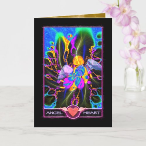 Holiday Angel ANGEL HEART Card