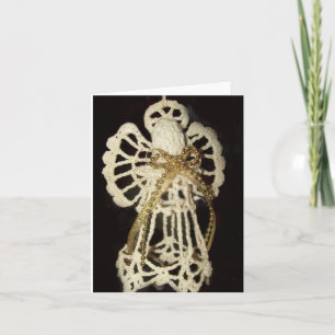 Holiday Angel Photo Folded Note Card