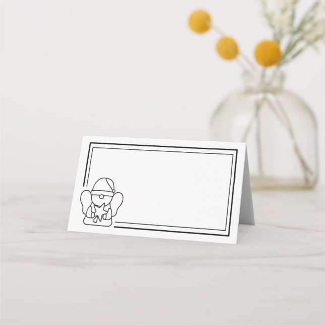 Holiday Angel Place Card (Front)
