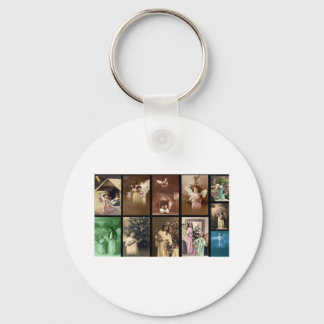 Holiday Angels I Customizable Keychain