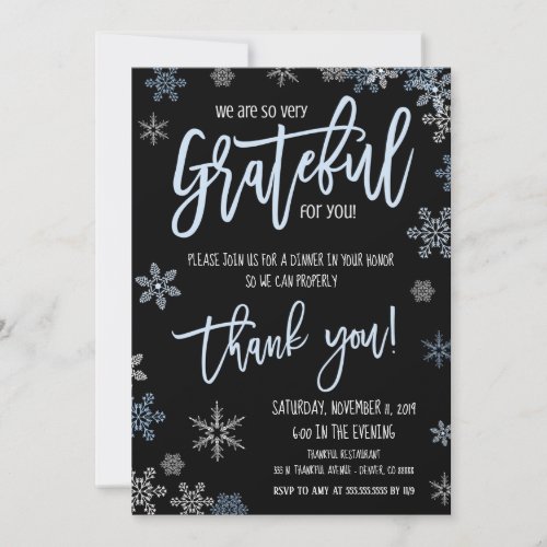 Holiday Appreciation Invitation