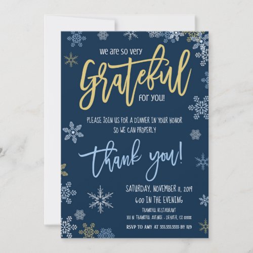 Holiday Appreciation Invitation Corporate Party Invitation