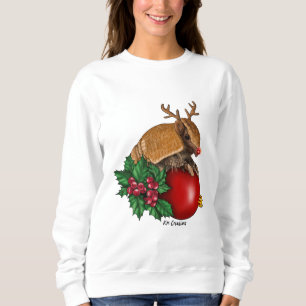 Holiday armadillo sweatshirt