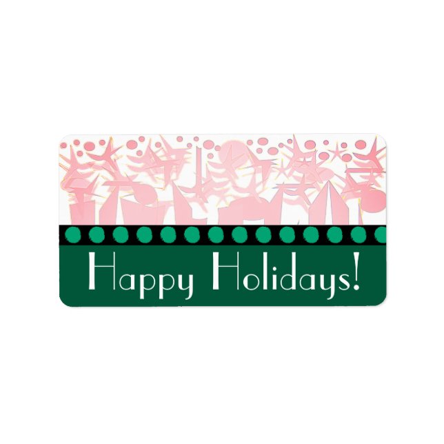 HOLIDAY ART DECO LABEL (Front)