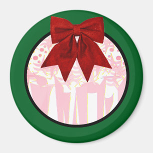 HOLIDAY ART DECO MAGNET