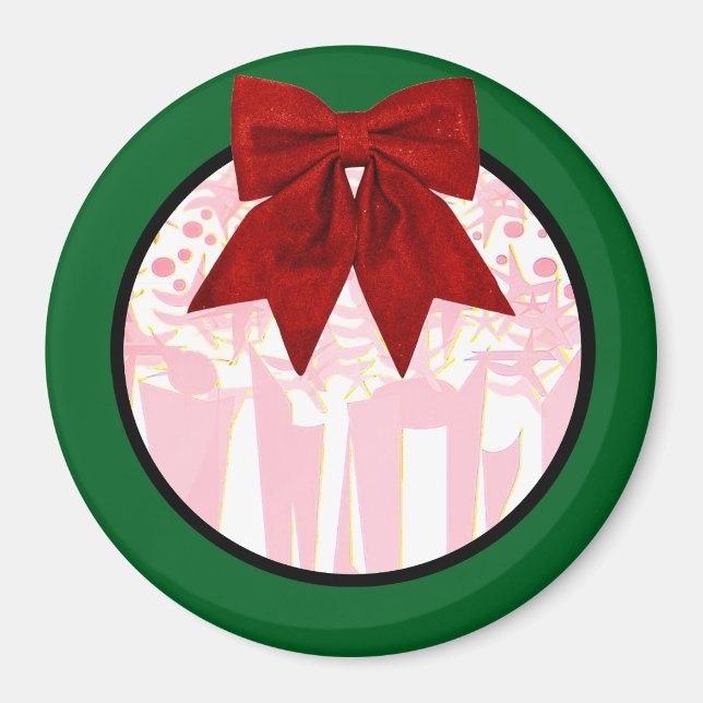 HOLIDAY ART DECO MAGNET (Front)