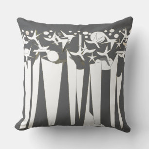 HOLIDAY ART DECO THROW PILLOW