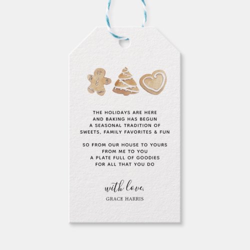Holiday Baked Goods Gift Tag