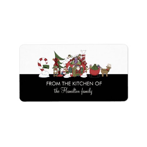 Holiday Baked Goods Labels
